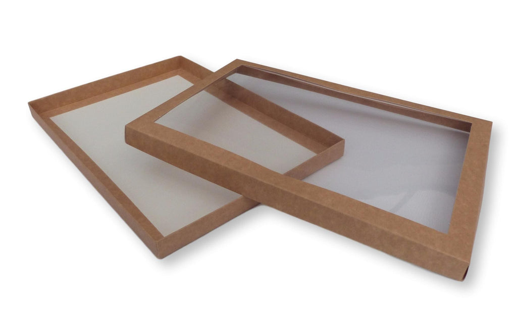 A5 Window Gift Boxes, Card and Jewellery Packaging 21cm x 15cm x 2cm Deep