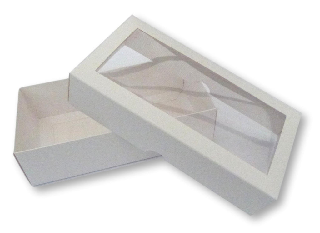 8" x 4" Deep Window Gift Boxes, Card and Jewellery Packaging 8" x 4" x 2" Deep