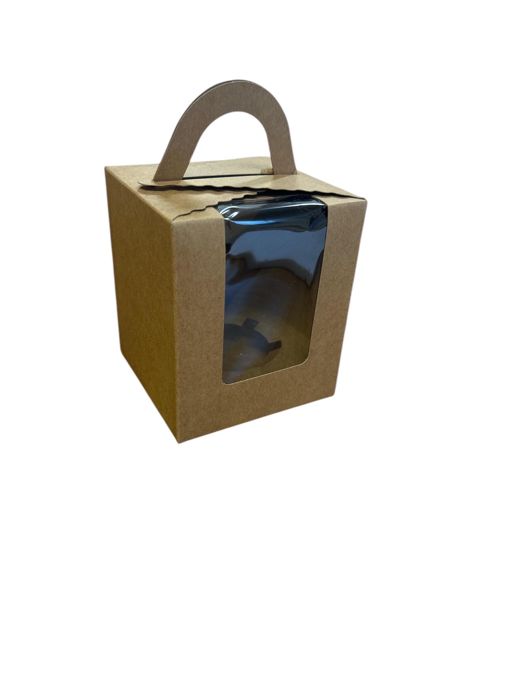 Tall Single Cupcake Box, Gifts, Bathbombs, Soap, Packaging 9cm x 11cm