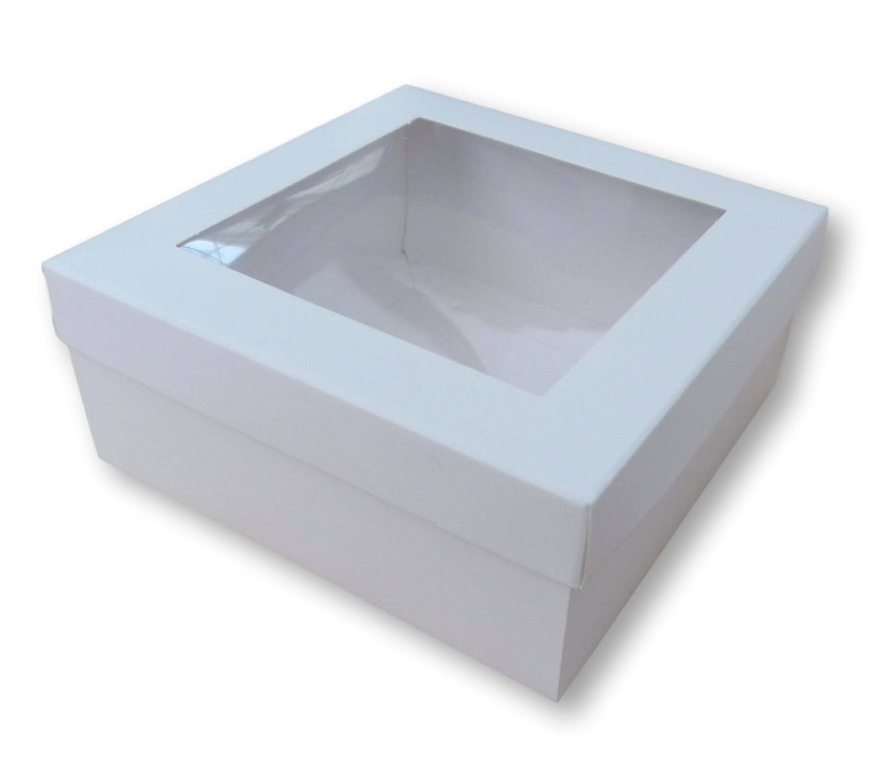 5" Window Gift Boxes, Card and Jewellery Packaging (5"x5"x2")