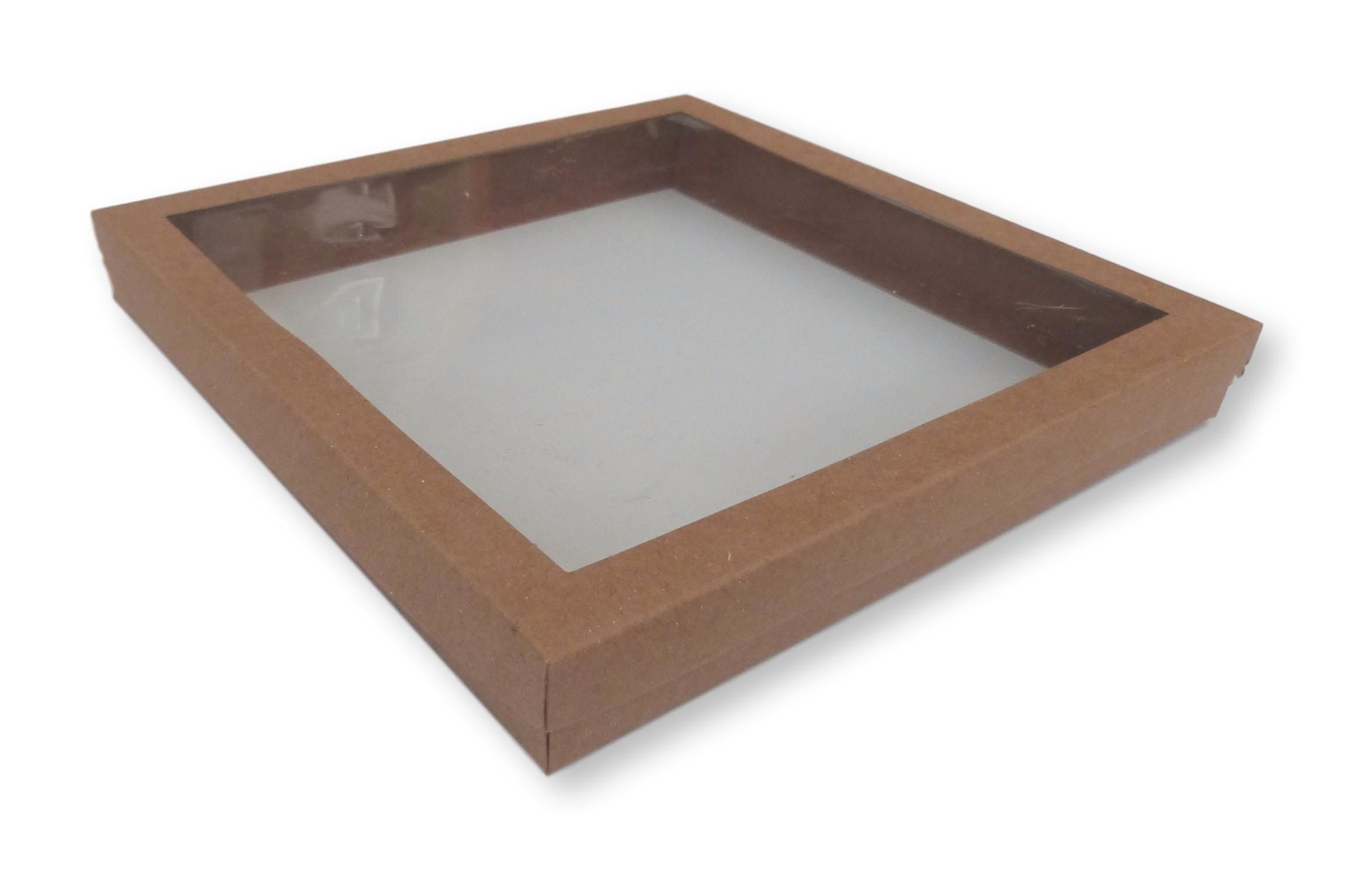 6" Window Gift Boxes, Card and Jewellery Packaging 6" x 6" x 1" Deep