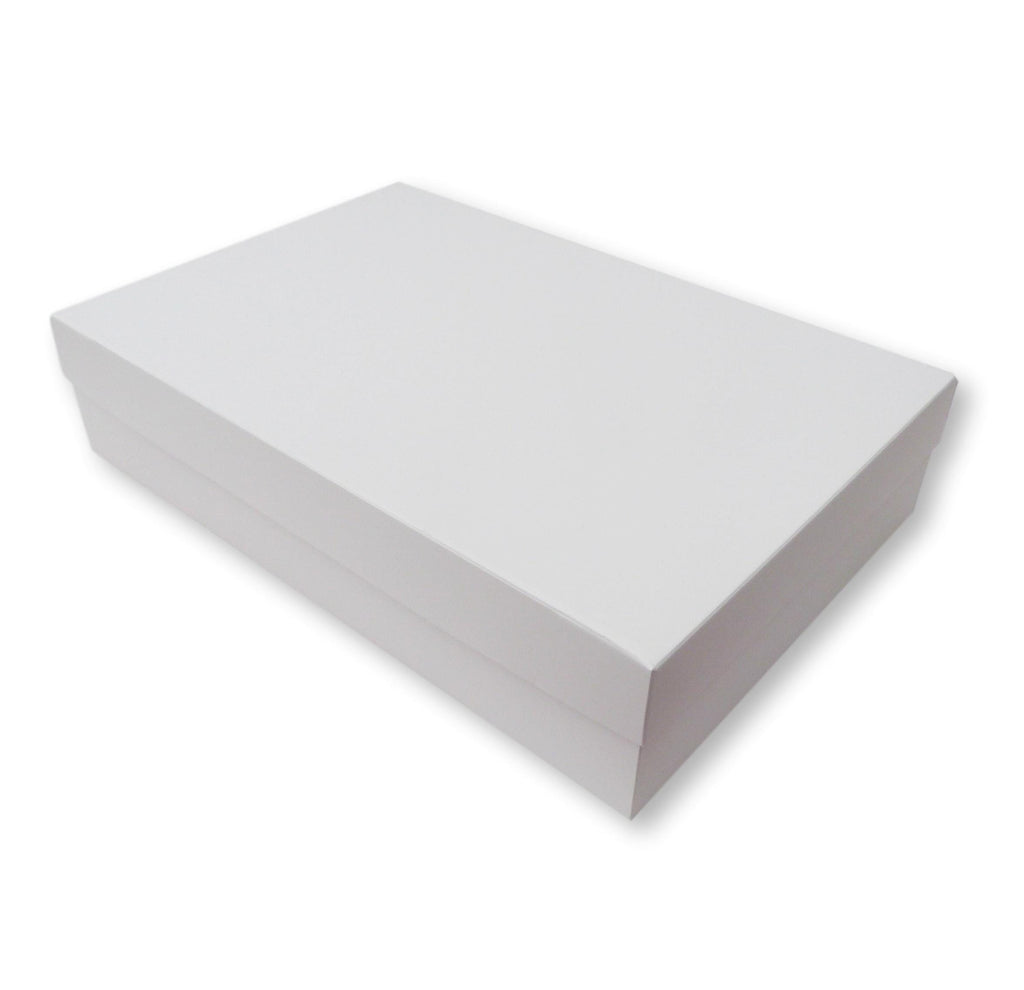 Deep White Gift Box for Garments, Clothing Packaging (33cm) EML