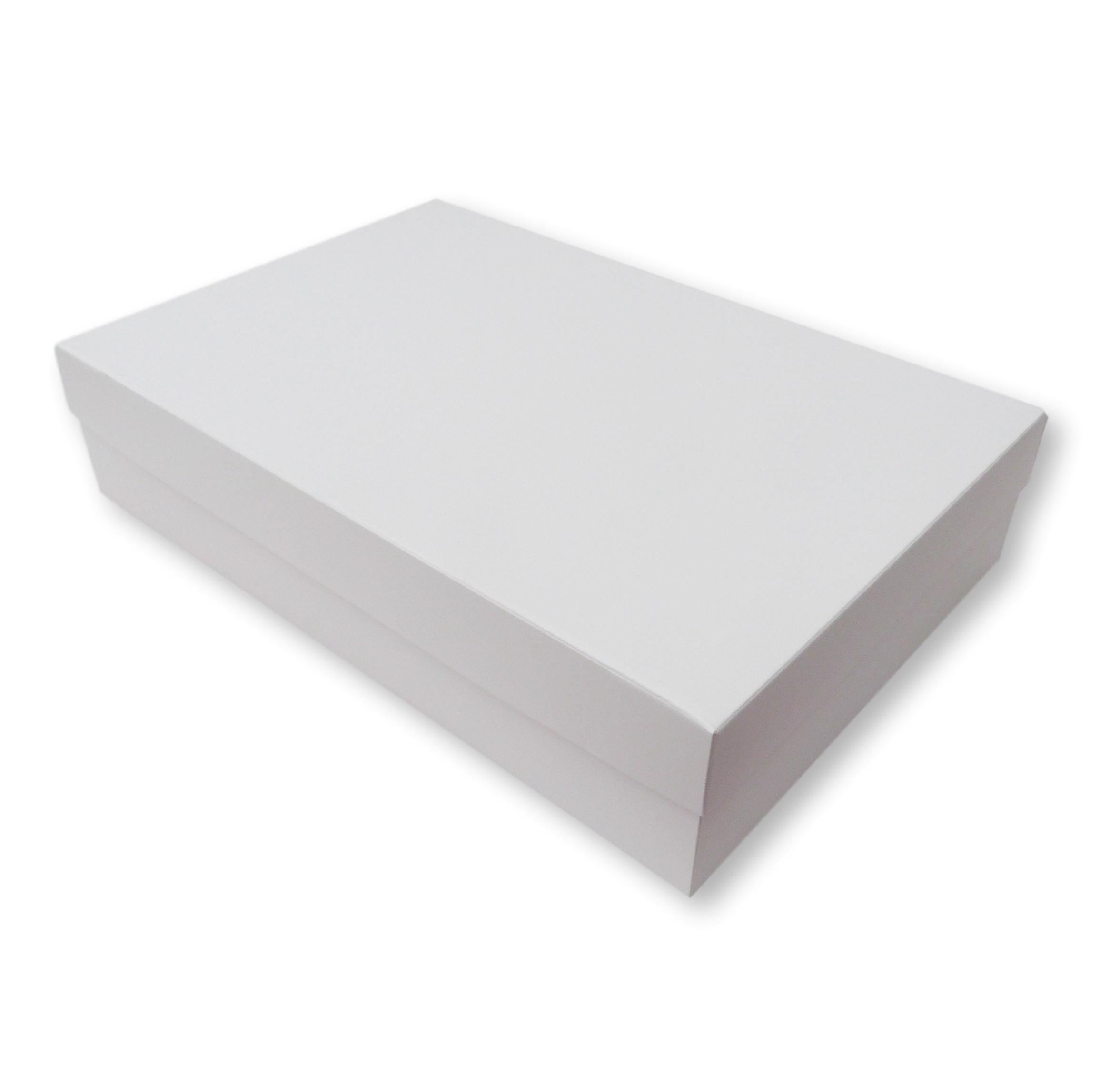 Deep White Gift Box for Garments, Clothing Packaging (33cm) EML