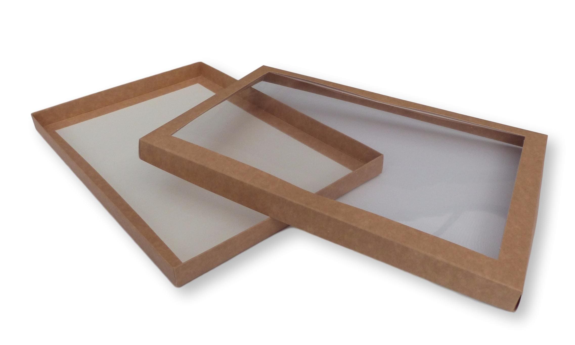 A5 Window Gift Boxes, Card and Jewellery Packaging 21cm x 15cm x 2cm Deep