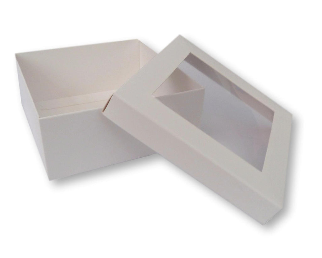 5" Window Gift Boxes, Card and Jewellery Packaging (5"x5"x2")