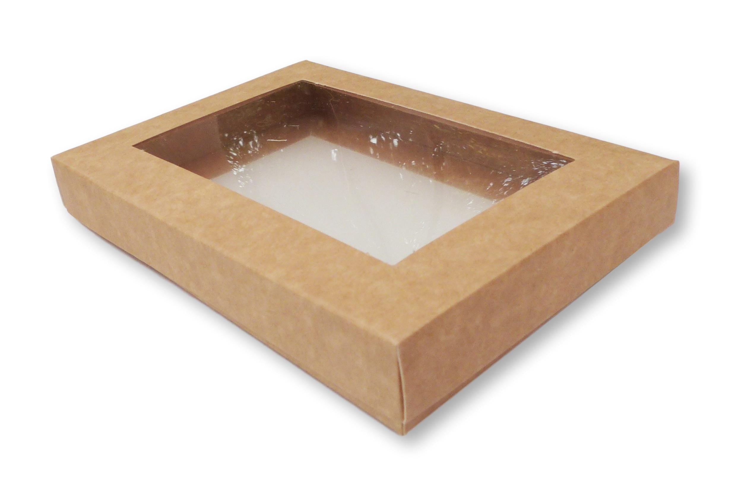 A6 Window Gift Boxes, Card and Jewellery Packaging 15cm x 10.5cm x 2cm Deep