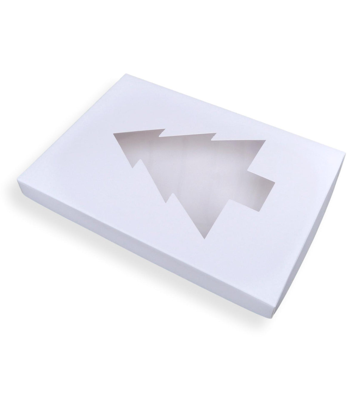 A5 Christmas Tree Window Gift Boxes, Card and Jewellery Packaging 21cm x 15cm x 2cm Deep - Pickaboxx