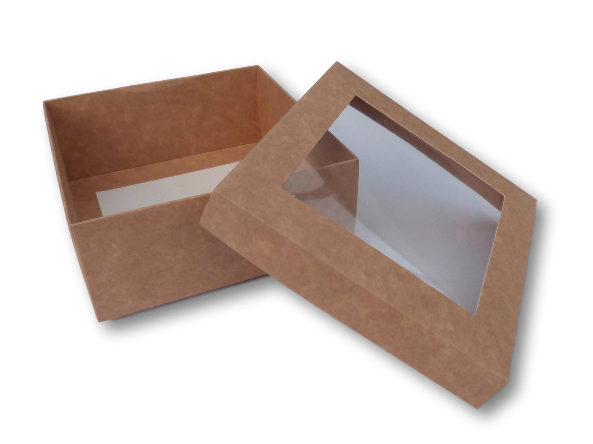 5" Window Gift Boxes, Card and Jewellery Packaging (5"x5"x2")