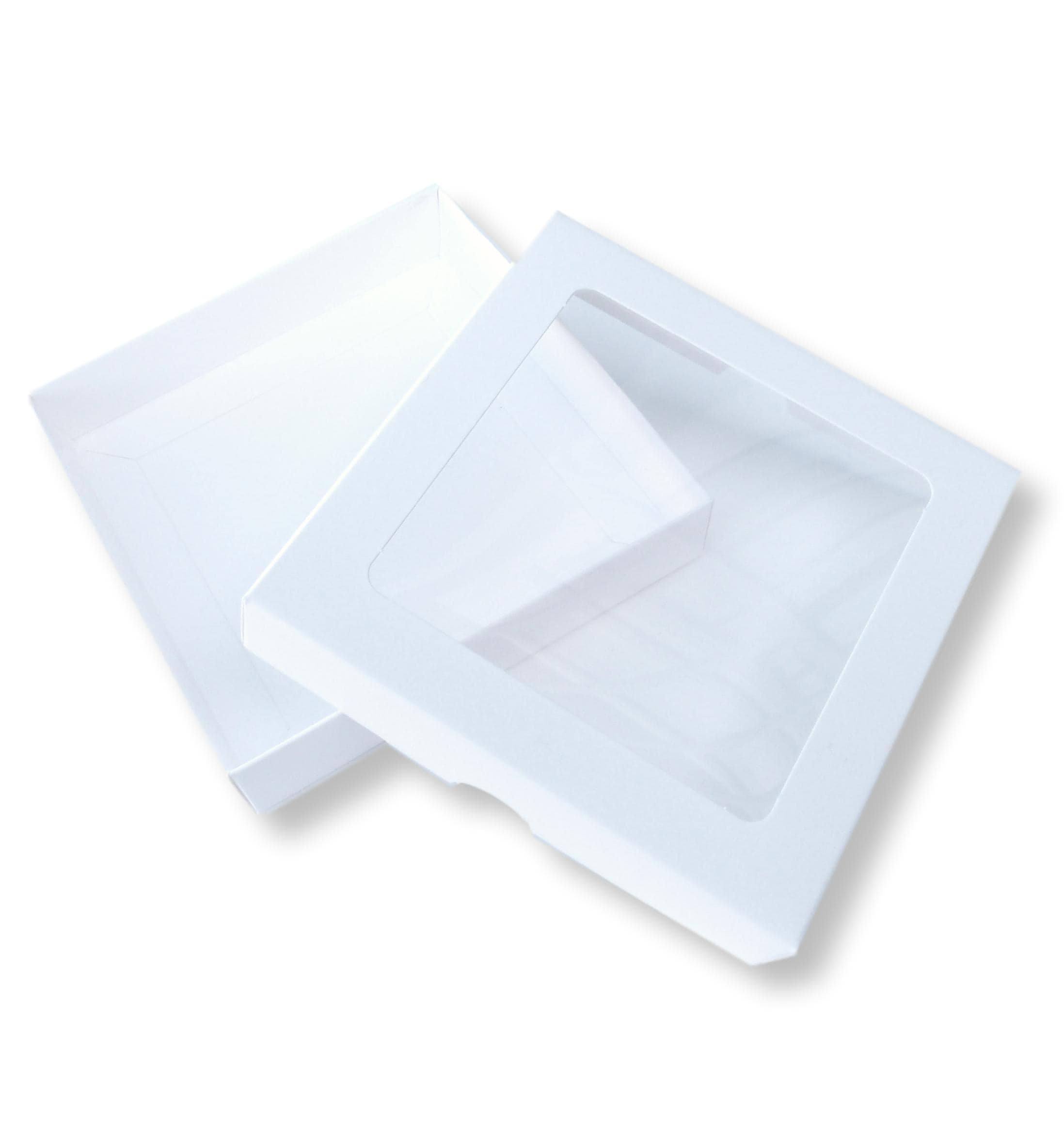 5" Window Gift Boxes, Card and Jewellery Packaging 5" x 5" x 1" Deep