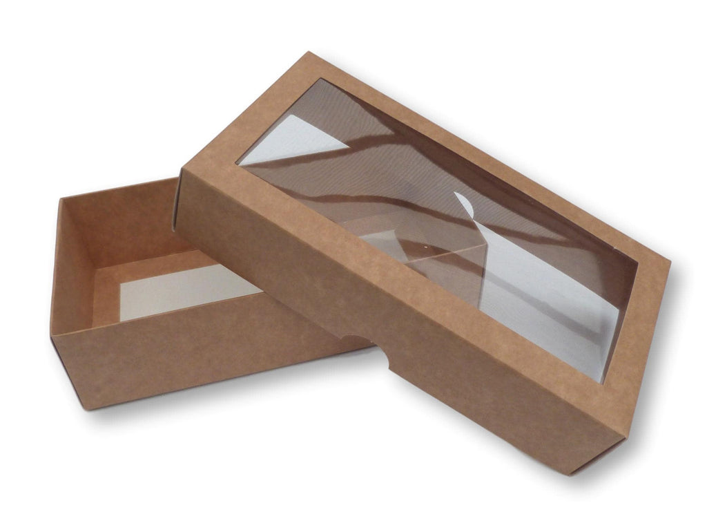 6.5" x 4" Deep Window Gift Boxes, Card and Jewellery Packaging 6.5" x 4" x 2" Deep