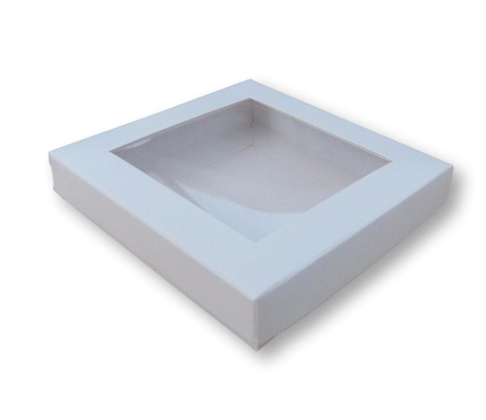 6" Window Gift Boxes, Card and Jewellery Packaging 6" x 6" x 1" Deep