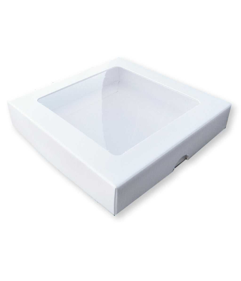 5" Window Gift Boxes, Card and Jewellery Packaging 5" x 5" x 1" Deep