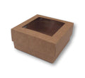 3" x 3" Window Gift Boxes, Card and Jewellery Packaging 3" x 3" x 1.5" Deep - Pickaboxx