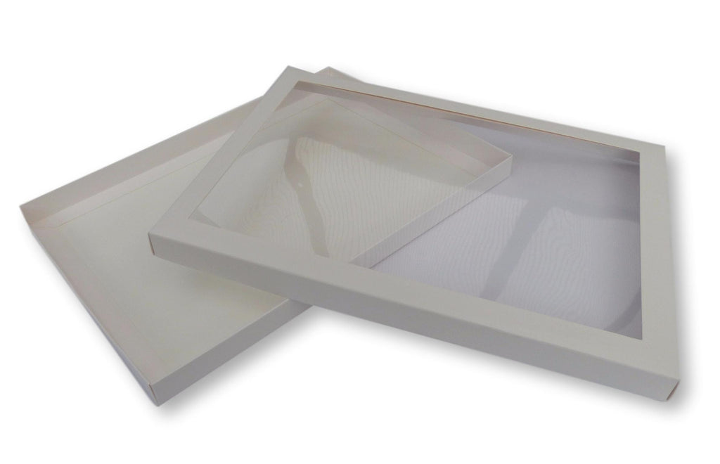 A5 Window Gift Boxes, Card and Jewellery Packaging 21cm x 15cm x 2cm Deep