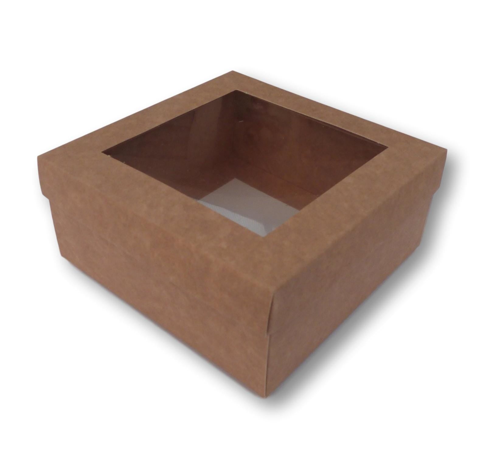 5" Window Gift Boxes, Card and Jewellery Packaging (5"x5"x2")